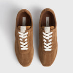 Toteme Flex Suede Sneaker in Copper