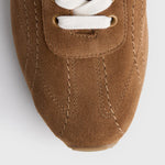 Toteme Flex Suede Sneaker in Copper