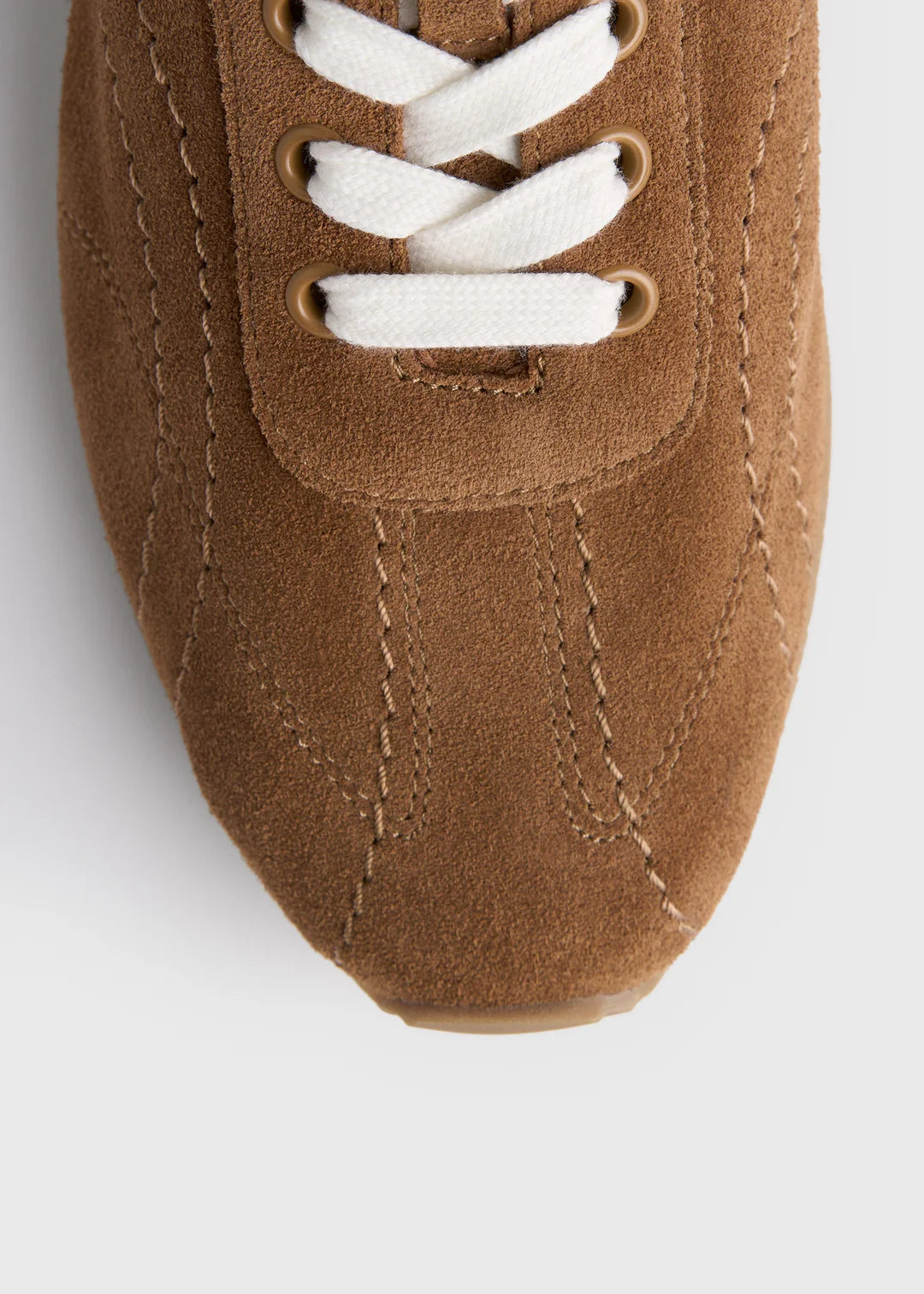 Toteme Flex Suede Sneaker in Copper