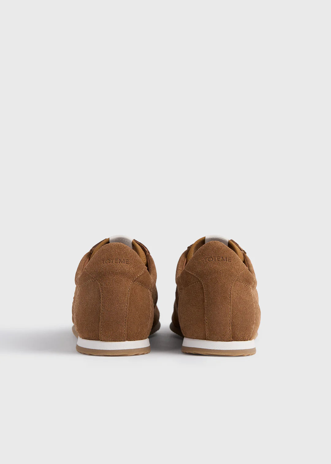 Toteme Flex Suede Sneaker in Copper