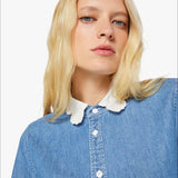 Mother The Frilly Foxy Boxy Shirt in Story So Far