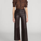 Frame The Gillian Top in Light Leopard Multi