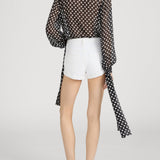 Frame The Nouvelle Polka Dot Blouse