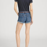 Frame The Ringer Baby Tee in Navy Multi