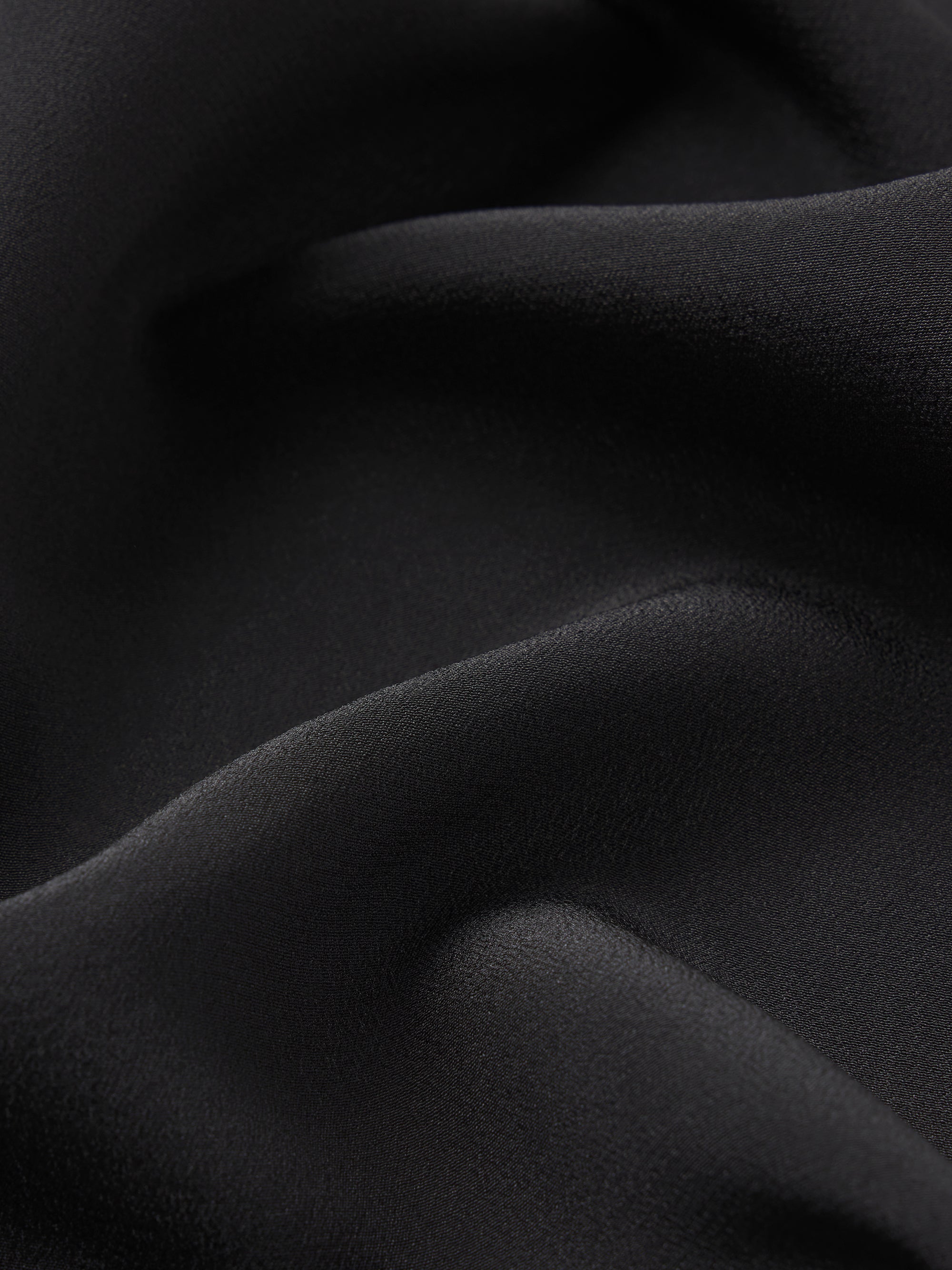 Frame The Silk Arcadia Top in Black - close up