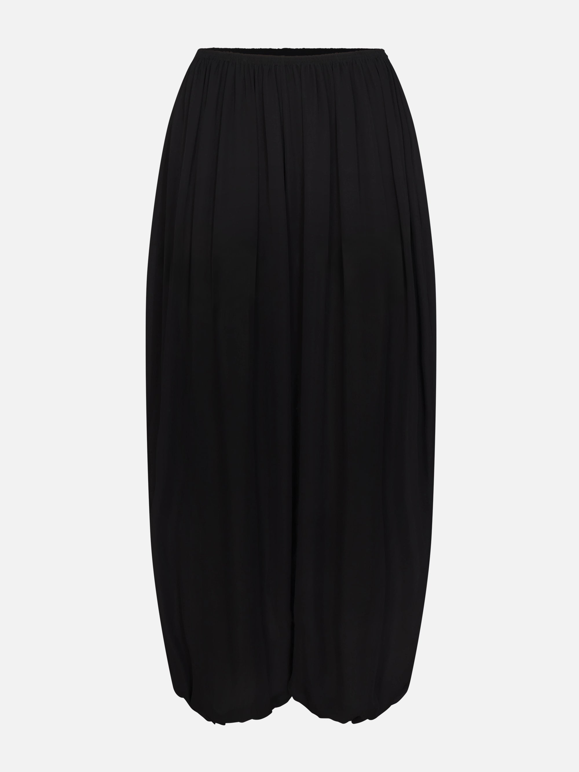 Frame The Silk Balloon Pant in Black