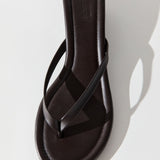 St Agni Thong Wedge in Coffee