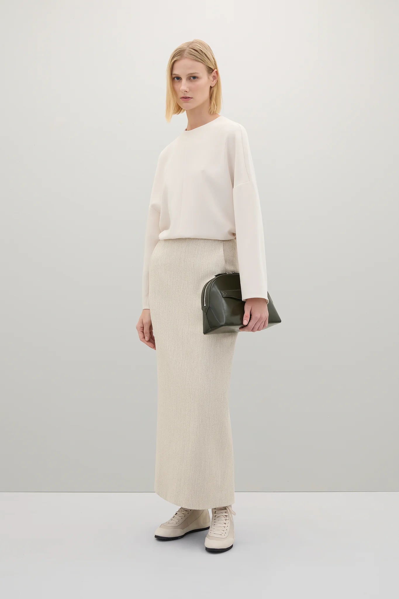 A Emery Tilden Top in Oyster