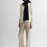 Toteme Cashmere Tassel Scarf in Black