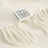 Toteme Cashmere Tassel Scarf in Off-White