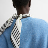 Toteme Classic Alpaca Crew Knit in Pale Blue