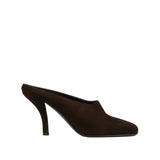 Toteme Contour Suede Mules in Brown