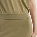 Toteme Long Knit Skirt in Desert - outfit inspiration