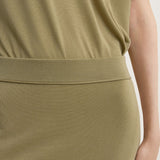 Toteme Long Knit Skirt in Desert - outfit inspiration