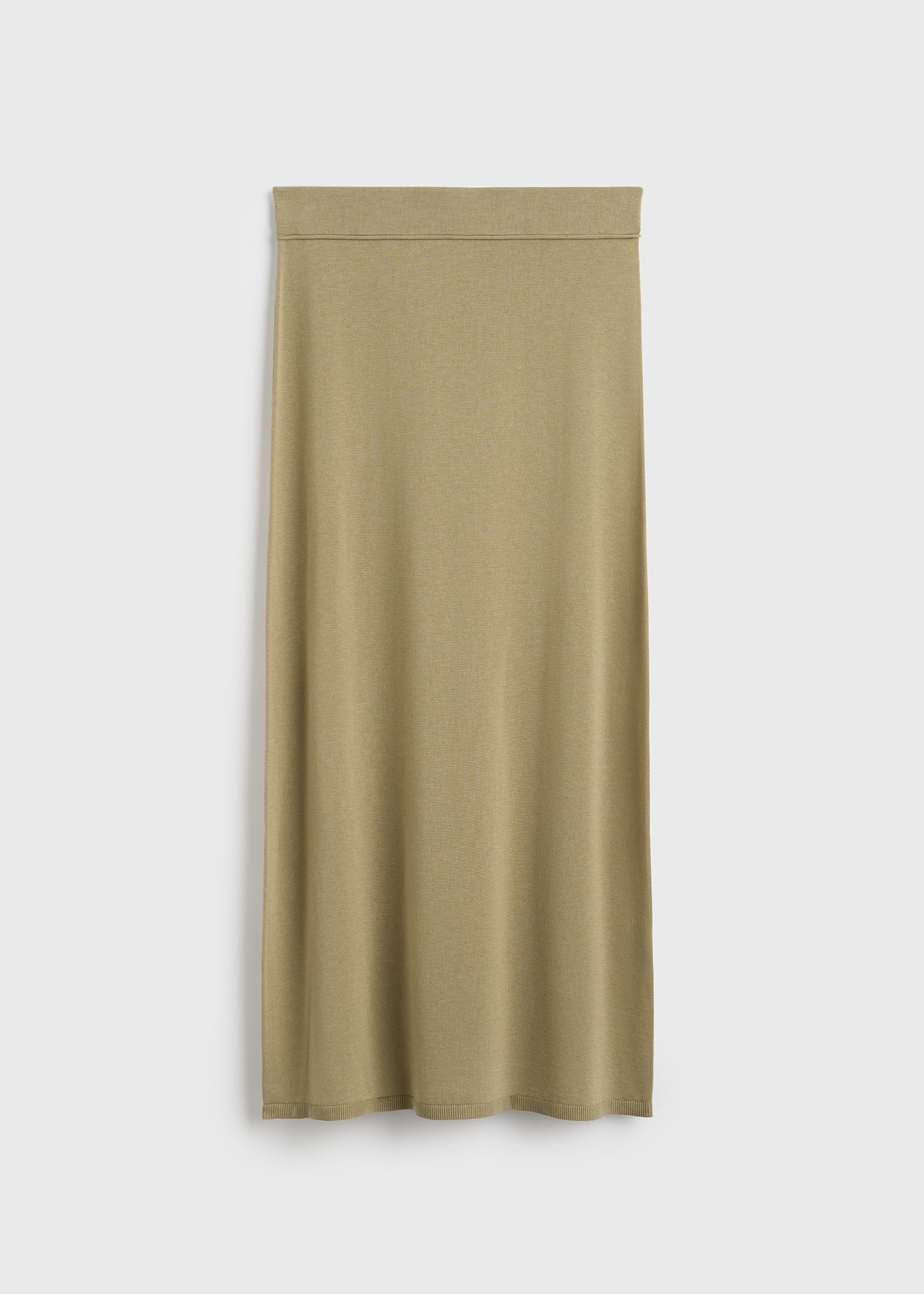 Toteme Long Knit Skirt in Desert