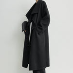 Toteme Signature Double Coat in Black - outfit inspiration