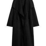 Toteme Signature Double Coat in Black