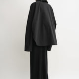 Toteme Summer Parachute Jacket in Black - styled look
