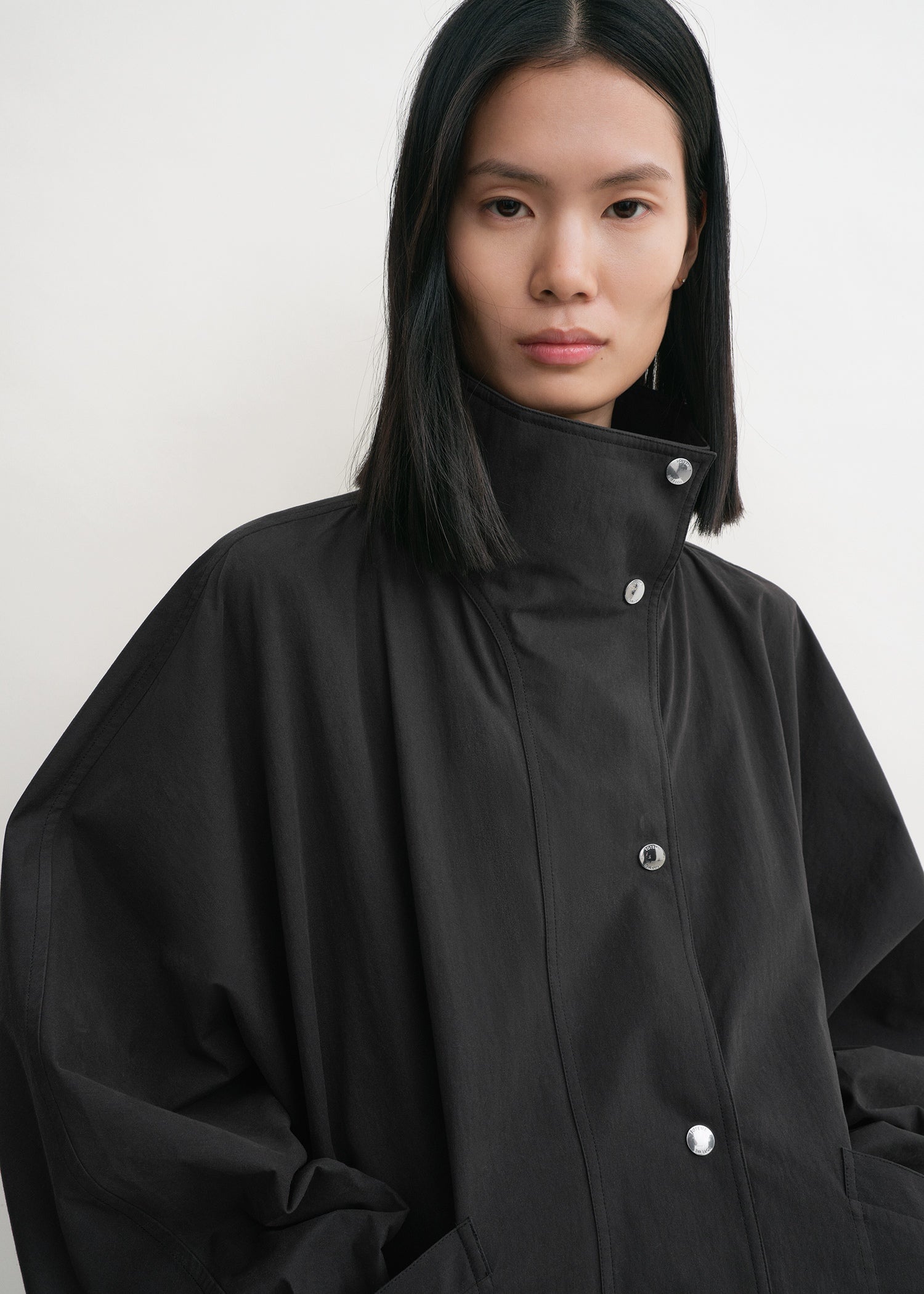 Toteme Summer Parachute Jacket in Black - outfit inspiration