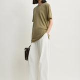 Toteme Tee Knit in Desert - detail view