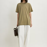 Toteme Tee Knit in Desert - side view