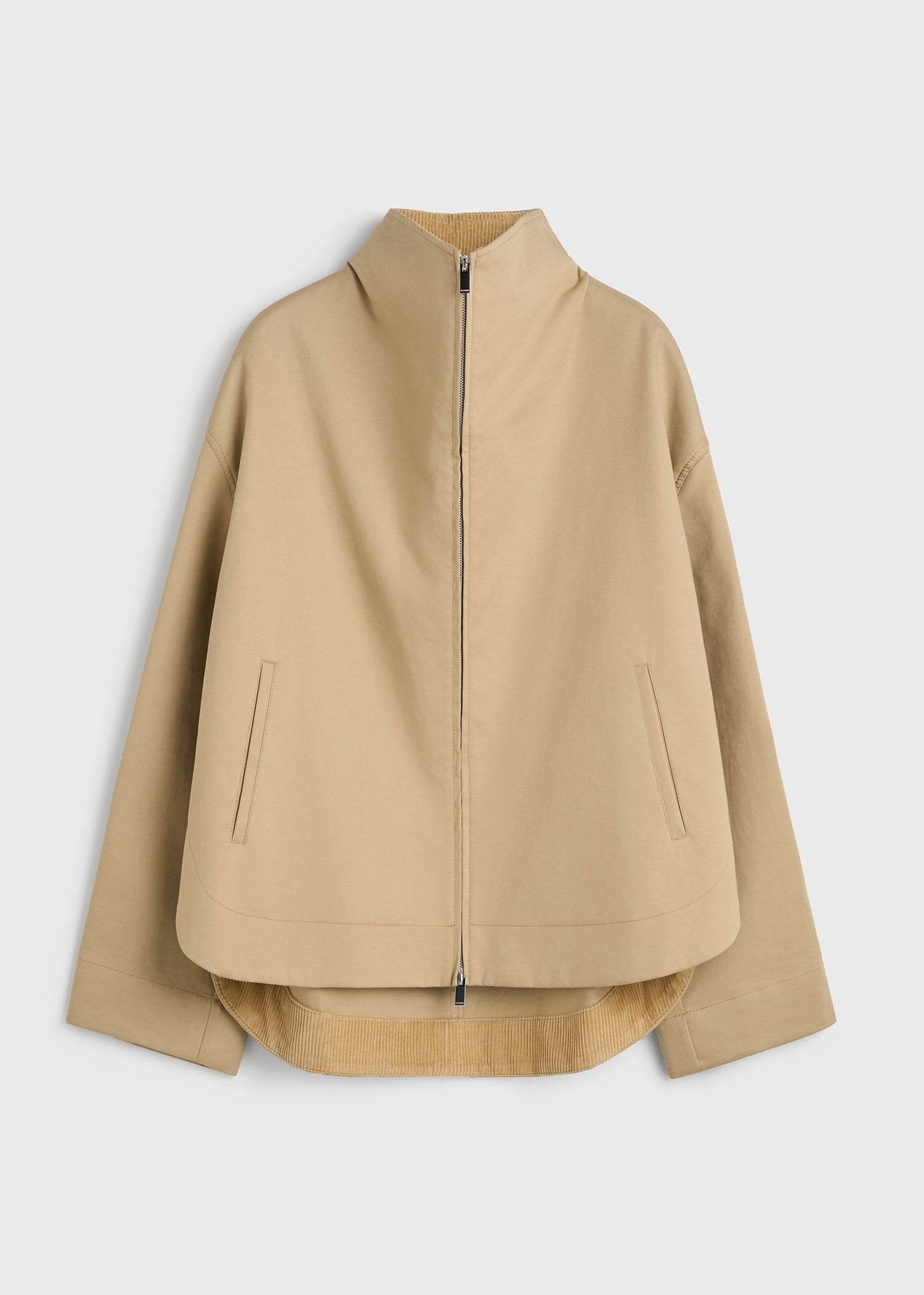 Toteme Zipped Country Jacket in Fawn