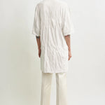 Toteme Relaxed Tee Dress in Off White