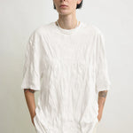 Toteme Relaxed Tee Dress in Off White