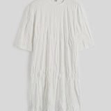 Toteme Relaxed Tee Dress in Off White