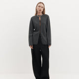 Harris Tapper Violetta Cardigan in Pewter - side view