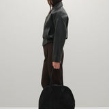 A Emery Vroman Leather Jacket in Black