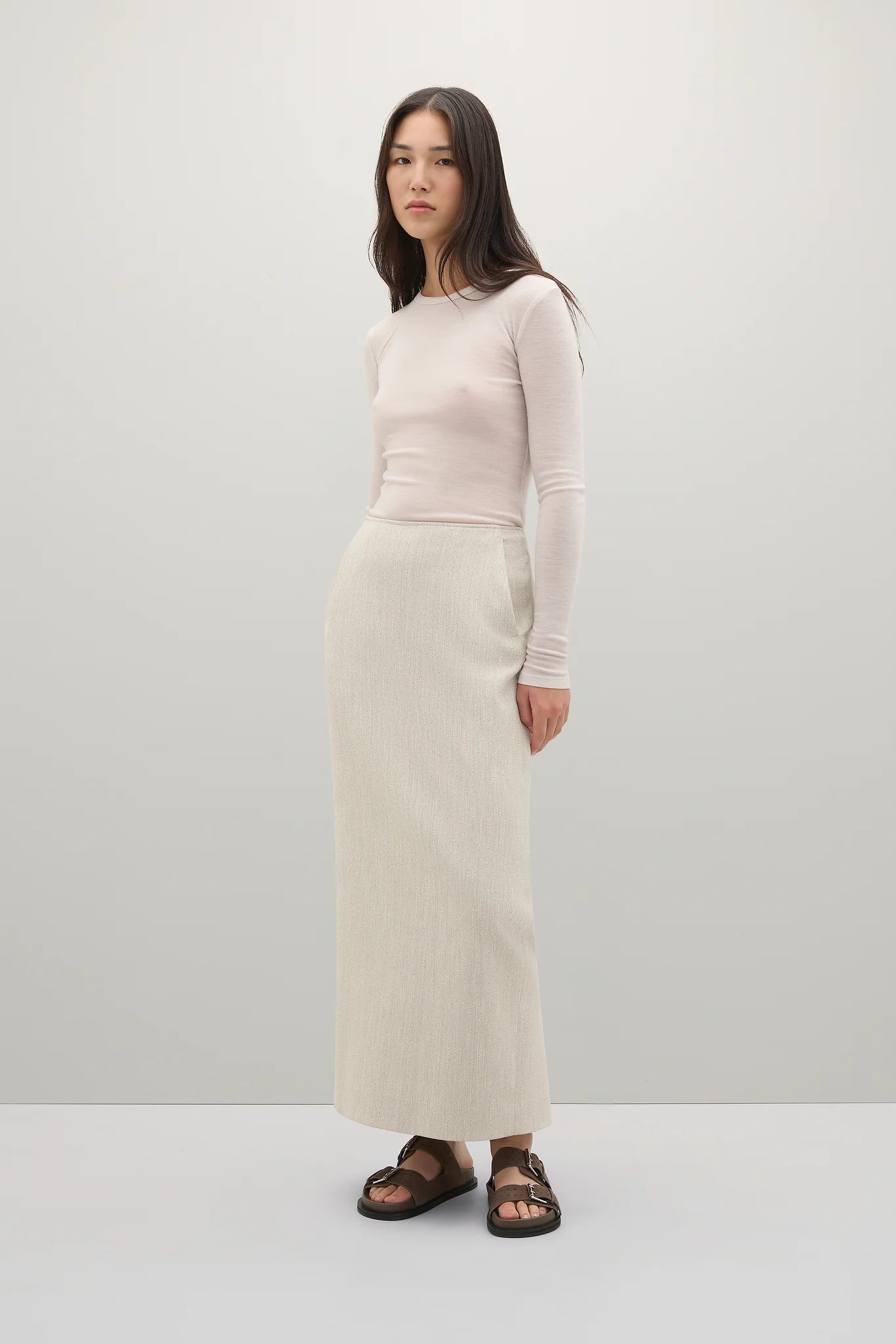 A Emery Willett Top in Oyster