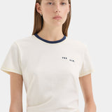 Sir Yes Sir Crew Neck Tee in Ecru