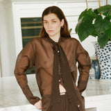 Maggie Marilyn You Remind Me Of a Sunday Shirt in Black Coffee