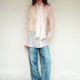 Maggie Marilyn You Remind Me Of a Sunday Shirt in Blush Milk