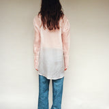 Maggie Marilyn You Remind Me Of a Sunday Shirt in Blush Milk