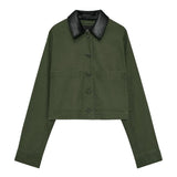 Anine Bing Yuma Jacket in Army Green