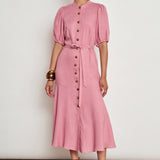 Zoe Kratzmann Cascade Dress in Azalea