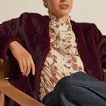 Zoe Kratzmann Dune Jacket in Berry - side view