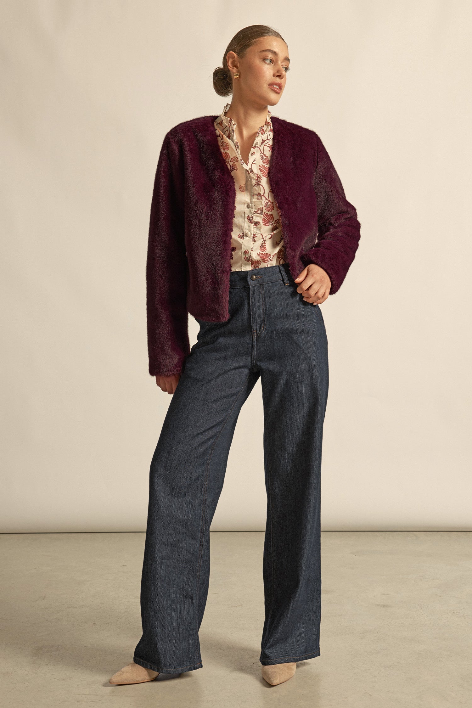 Zoe Kratzmann Dune Jacket in Berry - outfit inspiration