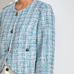 Zoe Kratzmann Element Jacket in Seagrass - detail view