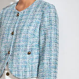 Zoe Kratzmann Element Jacket in Seagrass - detail view