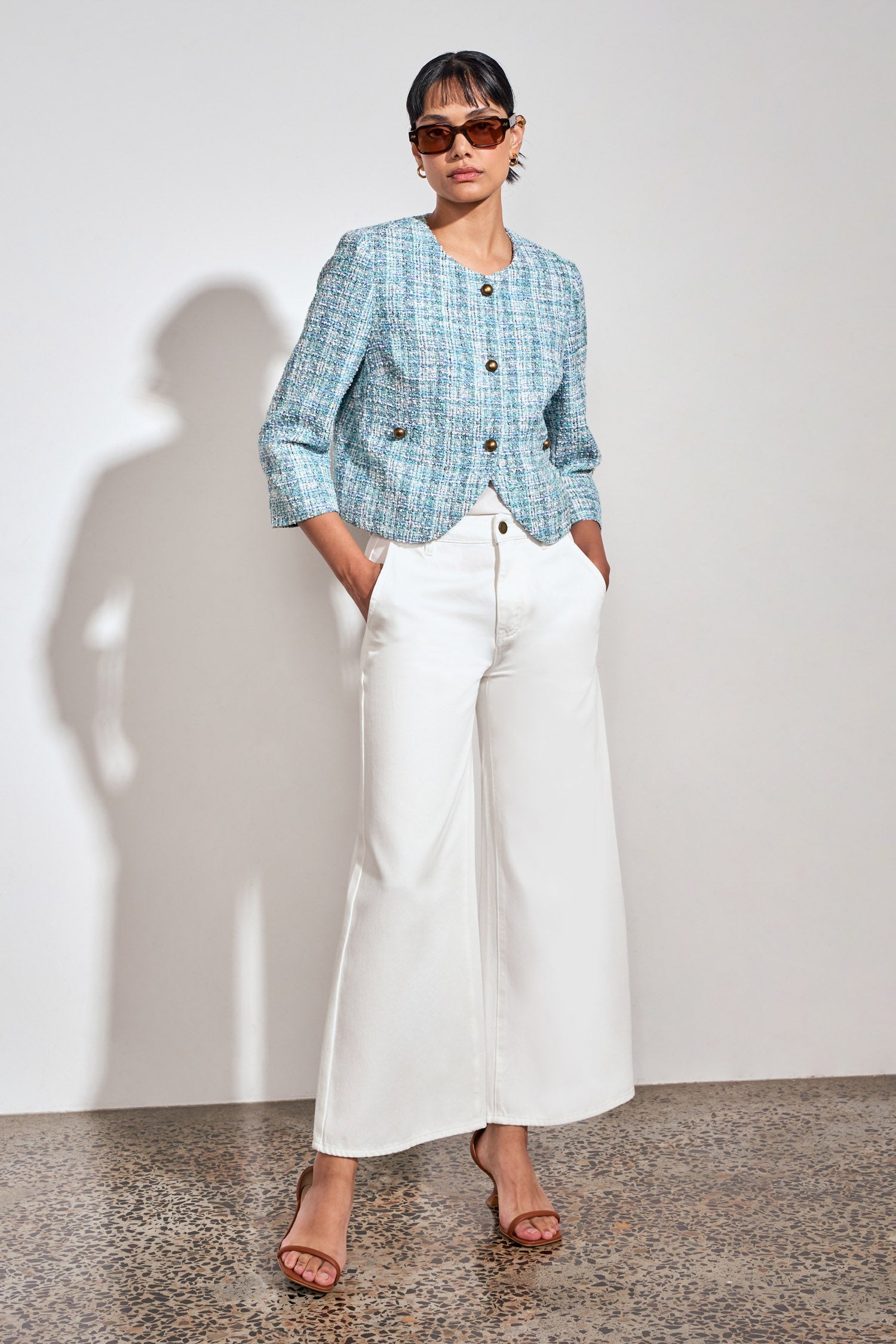Zoe Kratzmann Element Jacket in Seagrass - styled look
