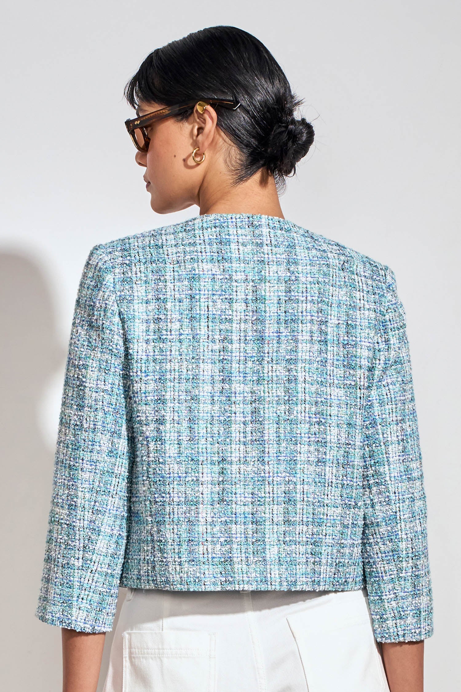 Zoe Kratzmann Element Jacket in Seagrass - close up