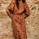 Zoe Kratzmann Guide Dress in Truffle - side view