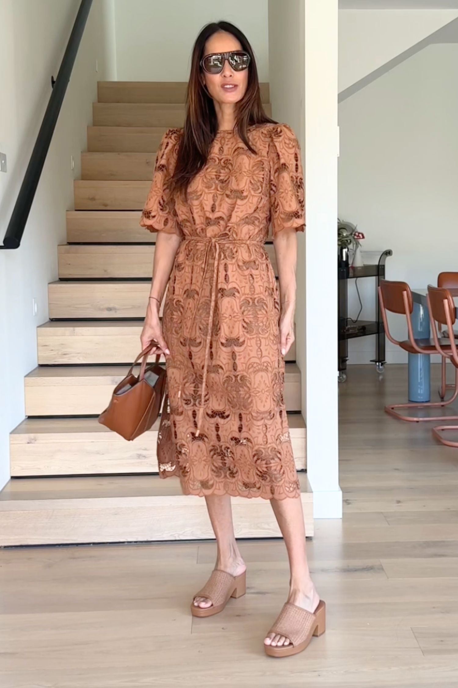 Zoe Kratzmann Guide Dress in Truffle - styled look