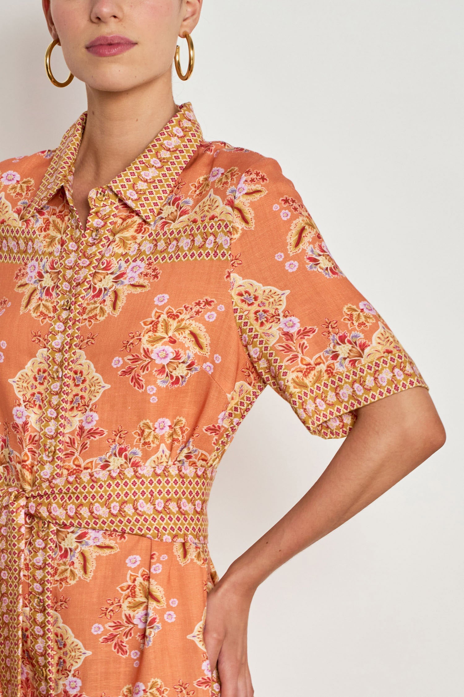 Zoe Kratzmann Instruct Dress in Marigold Glow - detail view