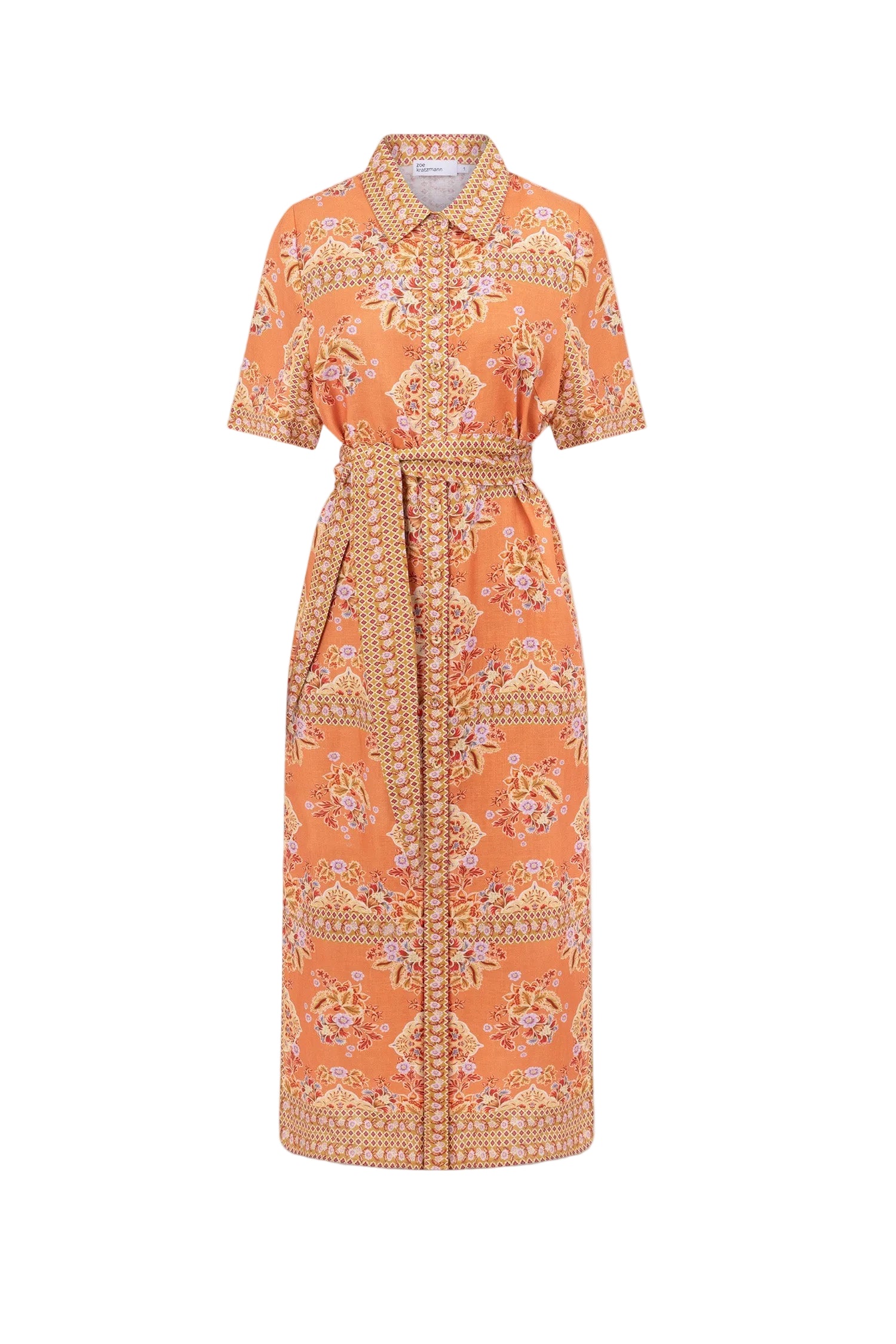 Zoe Kratzmann Instruct Dress in Marigold Glow