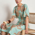 Zoe Kratzmann Premier Dress in Mint Kgari - detail view