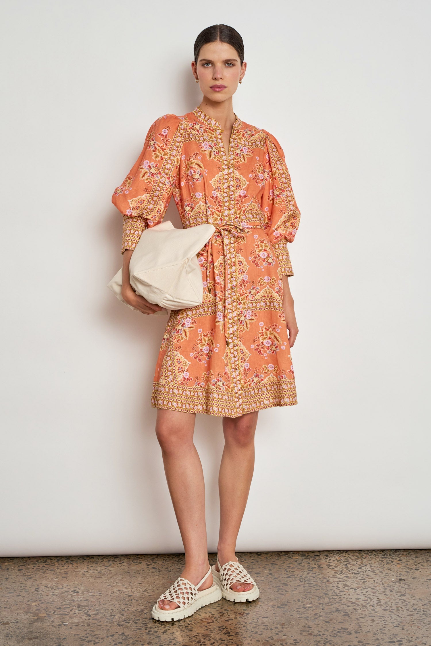Zoe Kratzmann Scenic Dress in Marigold Glow - detail view